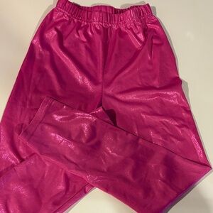 Sparkly Fuchsia Kids Leggings